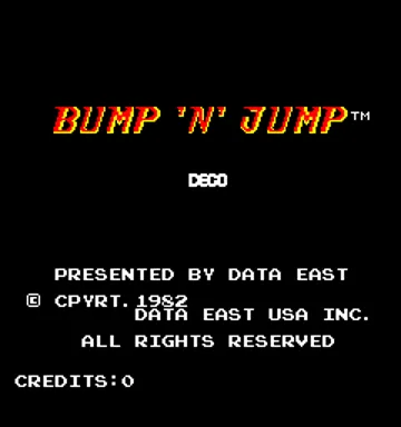 Bump 'n' Jump screen shot title